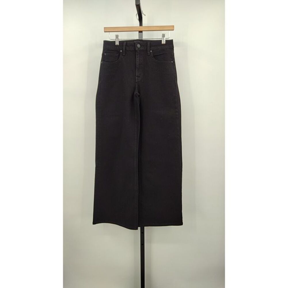 Quince Bella Stretch Wide Leg Jeans Black 28